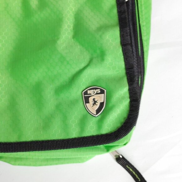 ATTRACTIVE HEYS Luggage Crossbody Purse Lime Green Secure Zip Travel Bag - Picture 12 of 13